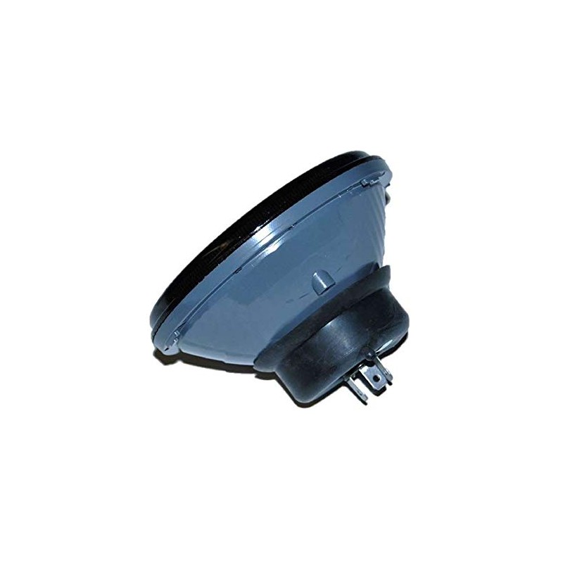 Octane Lighting 5-3/4" Halogen Smoke Gray Black Smoked Glass Headlight