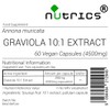 Nutrics® 4500mg GRAVIOLA 10:1 Extract 60 Soursop V Capsules -