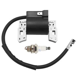 MospdyGear 697037 Ignition Coil Magneto Armature with Spark Plug, Replacement for BS 5HP 130200-132200 130900-132900 133200 133700 135200 135700, Replaces 555075 395491