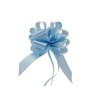 Light Blue 50mm Pull Bow Ribbon Basket Wedding Gift Wrap Hamper Box Decoration (Single)