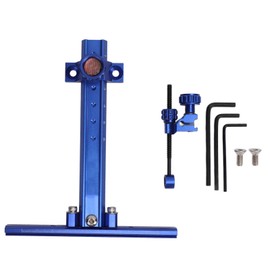 Archery Recurve Bow Sight Iron Adjustable T Shape Quick Release Archery Shooting Target Sight for Target Practice Blue