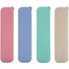 Liooce Zahnbürsten Etui, 4er-Set, Reise-Zahnbürstenhalter in Rosa, Blau, Mint, Beige