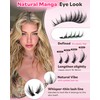 Goddvenus Manga Lash Clusters Kit 300 Pcs Wispy Eyelash Clusters