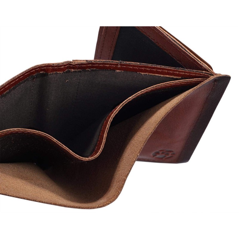 FFelsenfest Skull Biker Wallet Brown I Gift Idea for Motorcyclists,