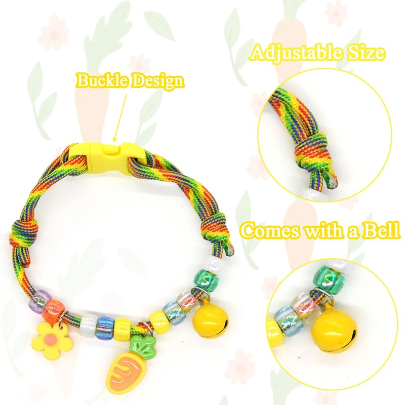 Hjvvr Cat Collar With Bell,Breakaway Pet Collar,Yellow Theme Carrot Collar
