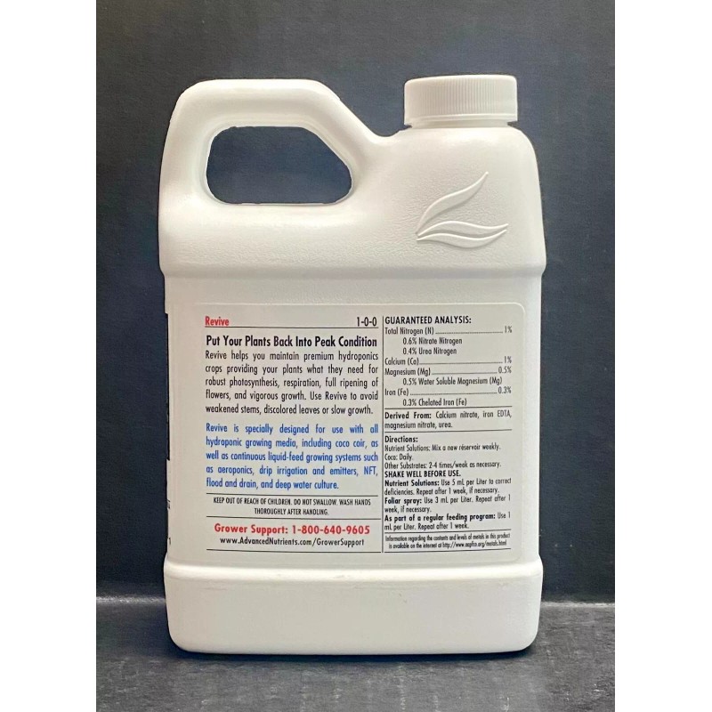 Advanced Nutrients Revive 500 ml. New and Unopened