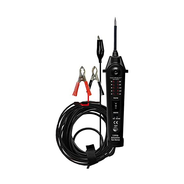 allsun Automotive Circuit Tester Probe 2-24V DC Circuit Tester Car