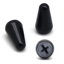 Unbranded 6Pcs Metal 6 Colors Cross Guitar 3/5 Way Pickup Switch Tips For IB FD Tele Strat