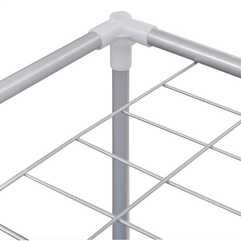 Udorich Laundry Sorter Hamper with Two Compartments and Top Shelf,