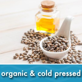 Organic Castor Oil Cold Pressed Hexane Free 300ml – For Hair Growth, Eyelashes, Eyebrows, Skin, Face, Body, Beard & Liver Pack Compress Wrap | 100% Pure, Natural, Golden Caster Oil UK | Pikes Pouches