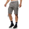 Indicode Men's Agron Cargo Shorts with 6 Pockets, 98% Cotton,