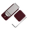 Asixxsix Snooker Chalk Holder, Lightweight Snooker Chalk Cover, Coffee Color