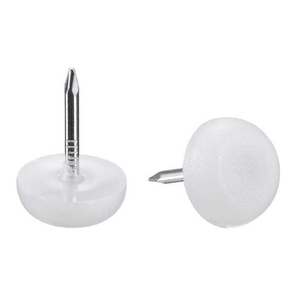 uxcell Furniture Feet Nail Plastic Glide Nails Chair Table Leg