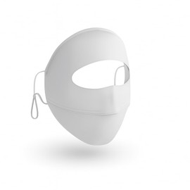 KUKASEN UPF 50+ Full Face Sun Mask – Ice Silk Cooling & Breathable, Adjustable Ear Loops, Reusable UV Face Cover for Women