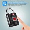 Fingerprint Lock, TSA Approved Smart Digital Locker Lock for Gym,