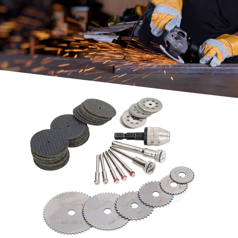 Rotary Cutting Wheels Tool Kit Resin Cut Off Disc HSS