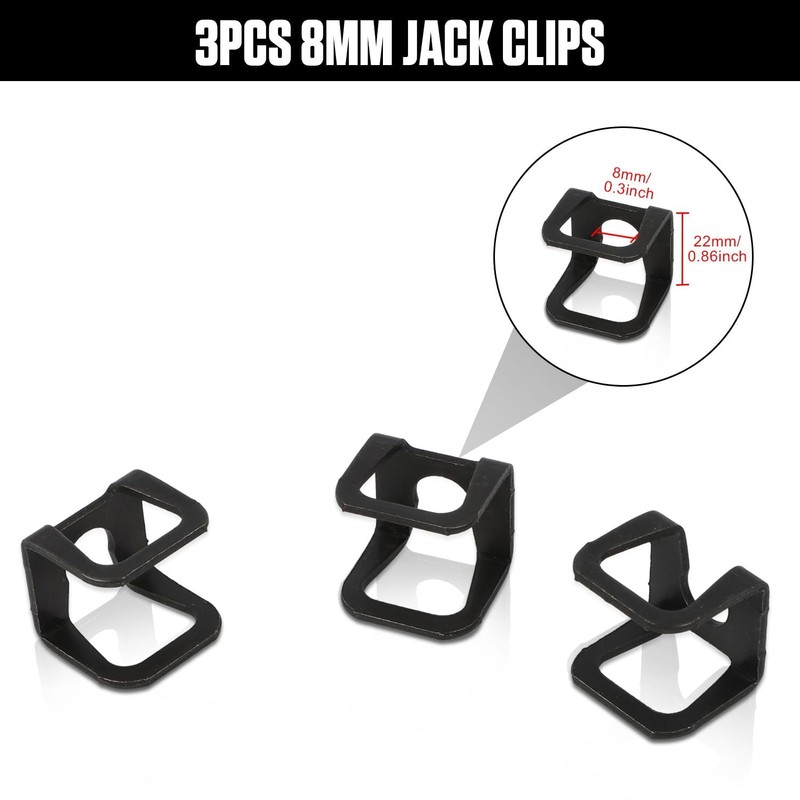 Trolley Jack Replacement Parts, 6 Pieces 2T Horizontal Car Floor