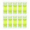 sourcing map 10pcs Small Cylindrical Bubble Level Vials 9.5x30mm PMMA