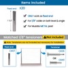 Muzata 20 Pack 1/8" Invisible Cable Railing Kit Hardware Cable