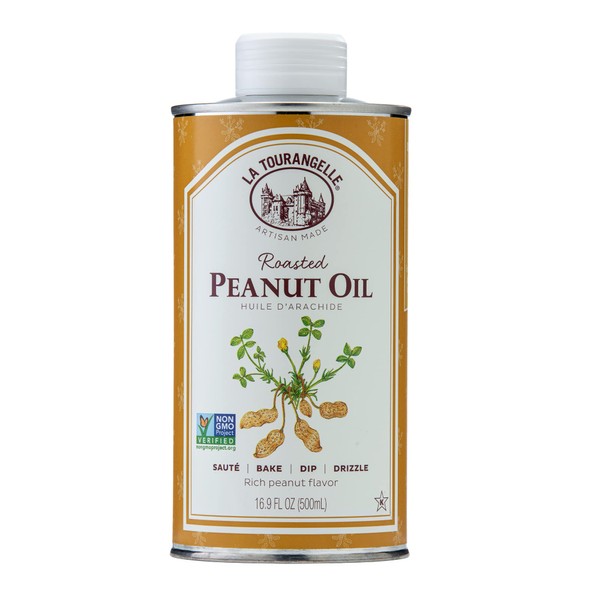 La Tourangelle, Roasted Peanut Oil, Slow Roasted Expeller-Pressed for Rich