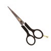 Kiepe 2312 Cutting Scissors with Removable Finger Hook, Plastic Handle, Micro Teeth, 5.5 Inches