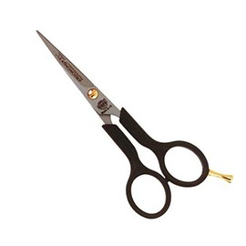 Kiepe 2312 Cutting Scissors with Removable Finger Hook, Plastic Handle, Micro Teeth, 5.5 Inches