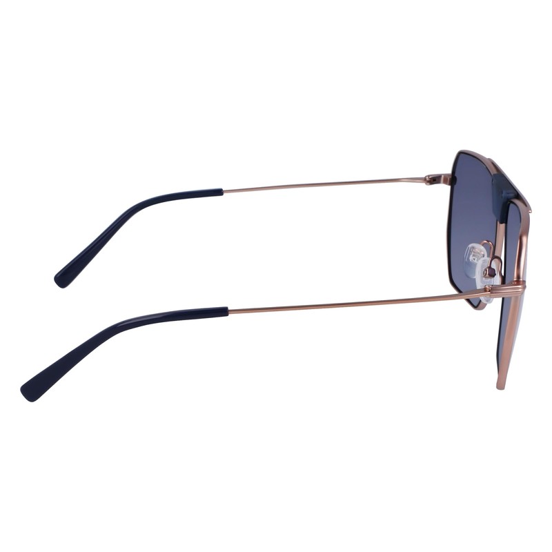Karl Lagerfeld Unisex Sunglasses, 718 Matte Amber Gold