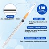 100 Pack Luer Lock 1ml 25Ga 1" Disposable Dispensing Lab