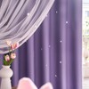 Loyala Star Curtains Double Layer Curtains Blackout Curtains for Bedroom