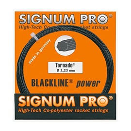 Signum Pro Blackline Power Tornado Tennis String - 12m set - 1.23mm