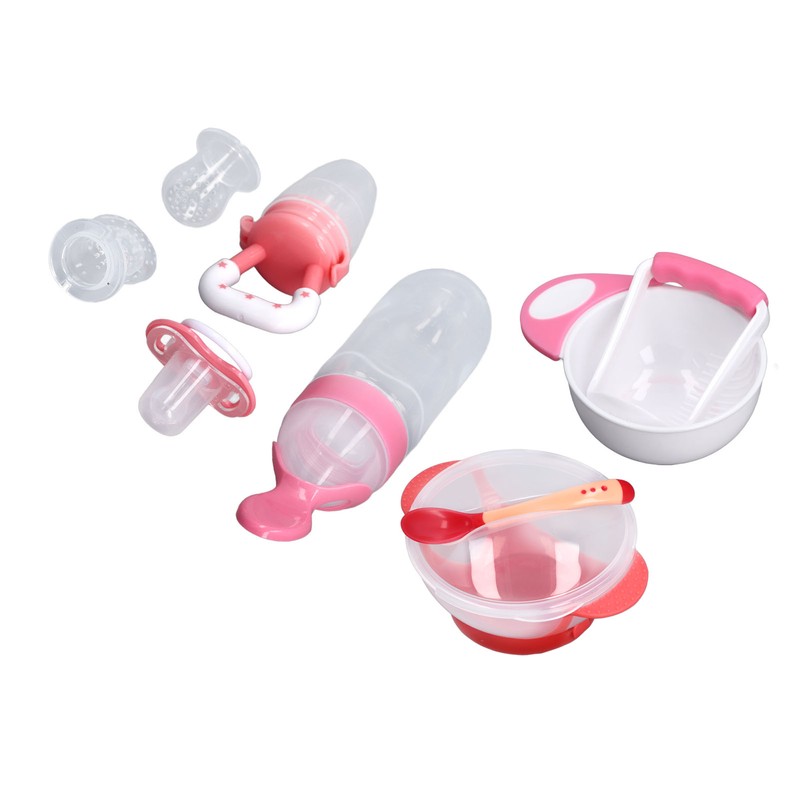 Baby Feeding Tools Set Newborn Baby Bowl and Spoon Set