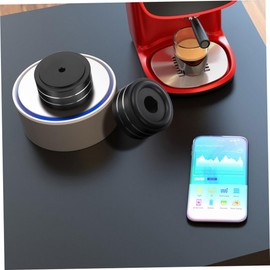 TEHAUX 4pcs Speaker Isolation Pads Turntable Feet for Subwoofer Amplifier Vibration Dampening Black Speaker Base Mats for Enhanced Sound Clarity Reduced Noise