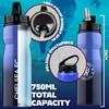 Chelsea FC Water Bottle with Straw - Metal Water Bottle