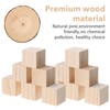 300 1-inch raw Wood Cubes, Natural Craft Wood Blocks, Suitable
