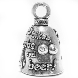 Guardian 3 B's Motorcycle Biker Luck Gremlin Riding Bell or Key Ring