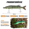 Goture Artificial Bait Pike, Gliding Bait, Jointed Pike Bait, Topwater