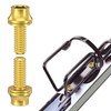 2 Pcs Bicycle Water Bottle Cage Bolts M5x12mm Titanium Alloy