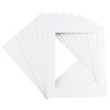 Ten Pack of Pure White Mounts Size A4 to fit
