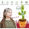 Tiktok Dancing Cactus Talking Toy,Sing/Wriggle/Recording Soft Plush Interactive Toy Figures