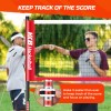PATIASSY Professional Badminton Set for Backyard Portable Heavy Duty Poles