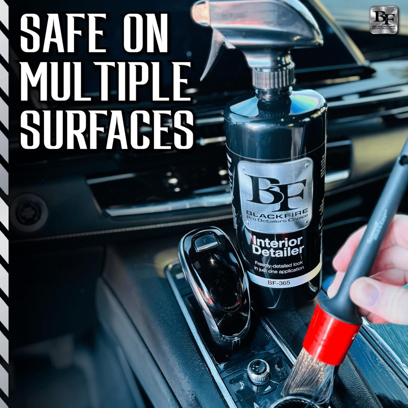 BLACKFIRE Interior Detailer | UV Protection for Leather, Vinyl, Plastic