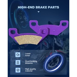 ECCPP Pastillas de freno para Arctic Cat Prowler 550 Prowler HDX 700 XT 550 XC450 KYMCO Maxxer 450i MXU 375, FA395 Pastillas de freno delanteras y traseras