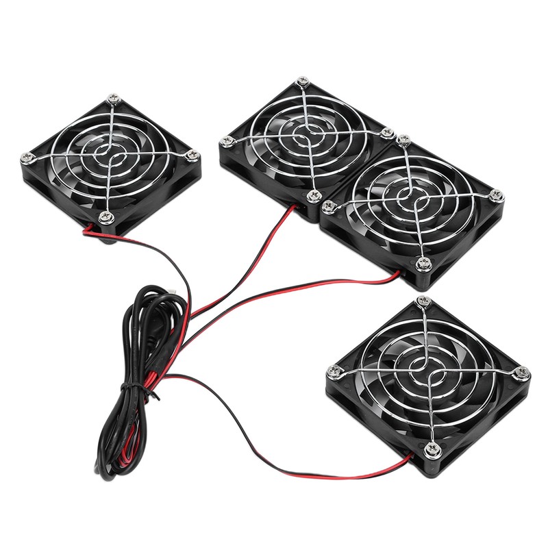 Router Cooling Fans 5V USB Power Heat Sink ABS for