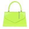 Girly Handbags Patent Clutch Bag Handbag Small Hard Case for