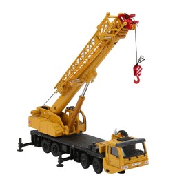 Diecast 1/55 Scale Metal Alloy Car Model Crane Hoisting Hoist Lifter Machine Truck for Kid