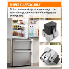 ULXIOM W10189190 TSD2 Refrigerator Start Device W10662129 Run Capacitor, Fit for Whirlpool Amana Maytag, Compressor Overload Start Relay, Replace W10197428 2264017 2319792 241941003 2 Pack