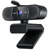 EMEET C960 2K Webcam, QHD Webcam with Lens Cover &