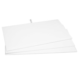 Novel Box 3 Pack White Jewelry Display Velvet Pads 14.12x7.62 Inches - Jewelry Trays Pad for Ring Earring Necklace Chain Displays - Jewelry Pads for Selling Organizing at Stores Trade Show Travel Home