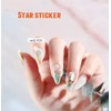 10 Stickers Laser Galaxy Starry Sky Nail Foil Nail Decor
