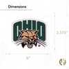 Desert Cactus Ohio University Patch – Embroidered Iron On/Sew On